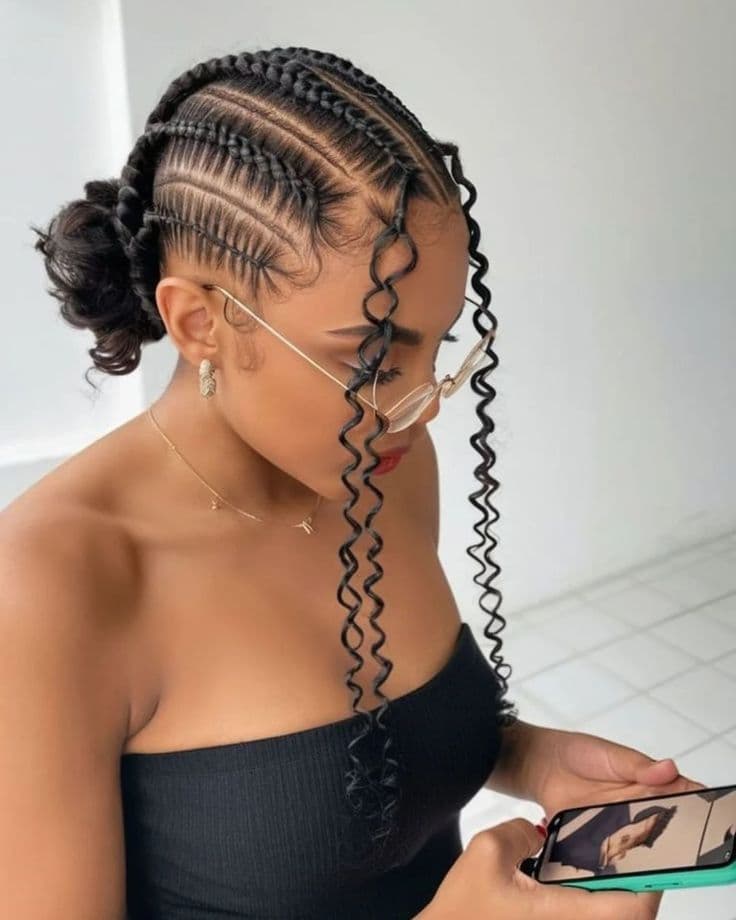 Stitched Cornrows