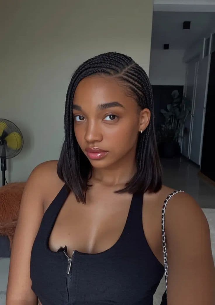 Chic Bob Fulani Braids