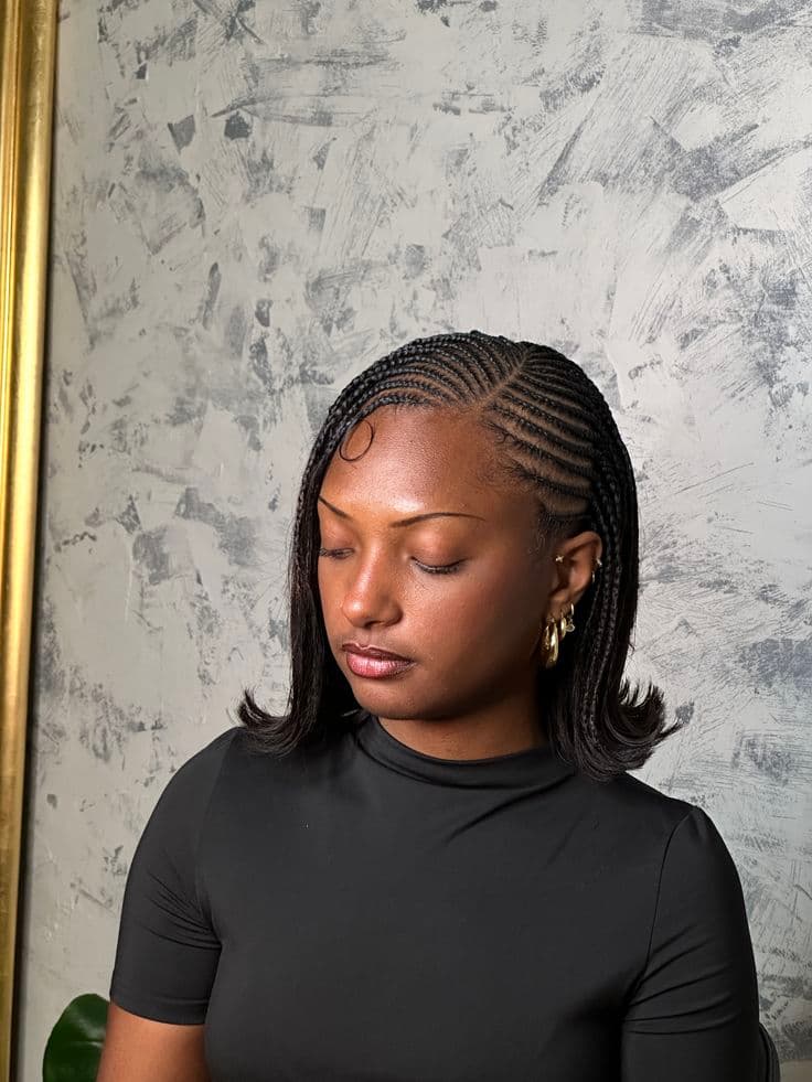 Chic Bob Fulani Braids
