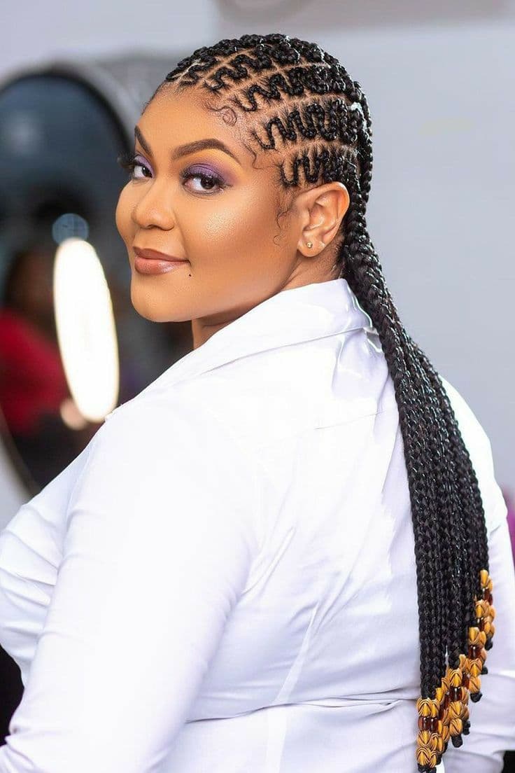 Zig Zag Pencil Braids
