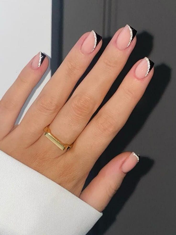 Side French Nails