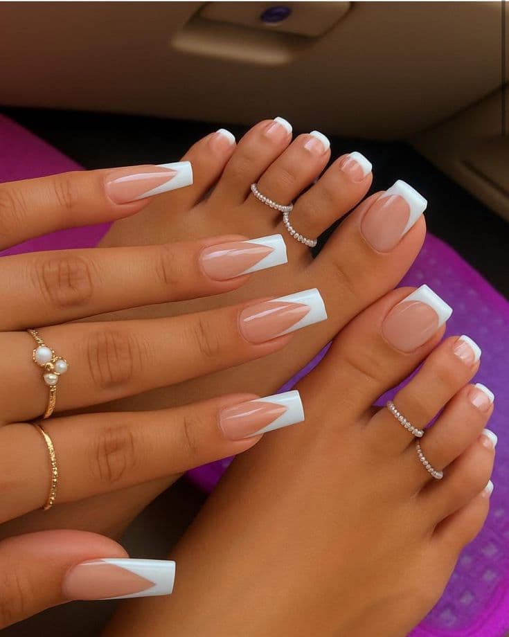 V-French Nails